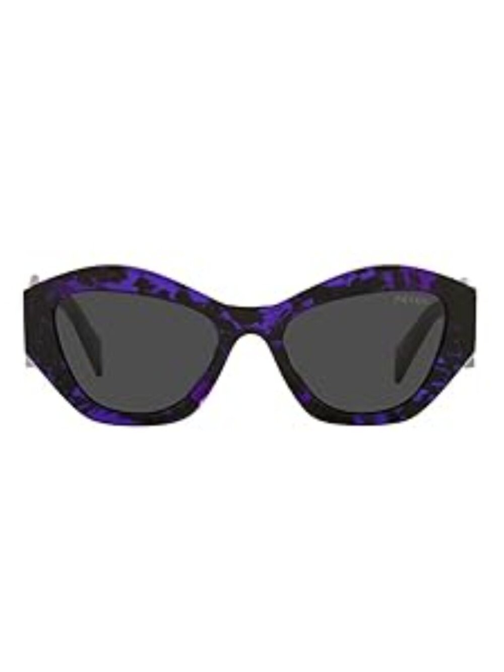 199 NWT - Prada PR 07YS 05V5S0 Cat Eye Acetate Abstract Purple Sunglasses - Picture 6 of 10